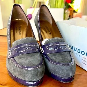 Giraudon High heeled platforms loafer size 40